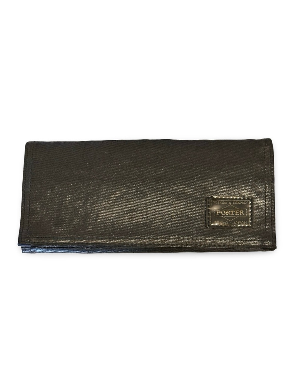 PORTER Japan Black Metallic long  Wallet